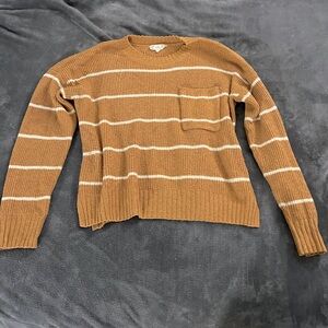 Yellow/orange striped sweater